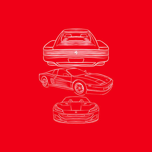 Ferrari-Inspired Collection | Racing Vibes Tees, Hoodies, Crewnecks & Hats | Made in USA