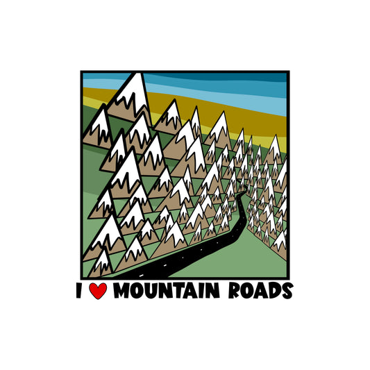 I LOVE MOUNTAIN ROADS | CLOTHING | CREWNECK | HOODIE | T-SHIRT | HAT